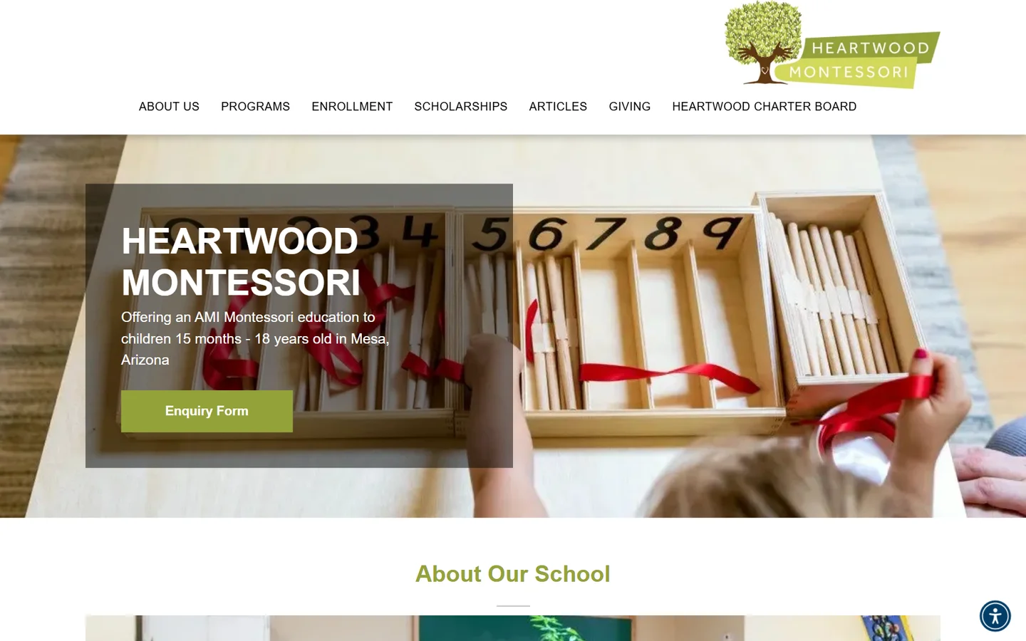 Heartwood Arizona website screenshot
