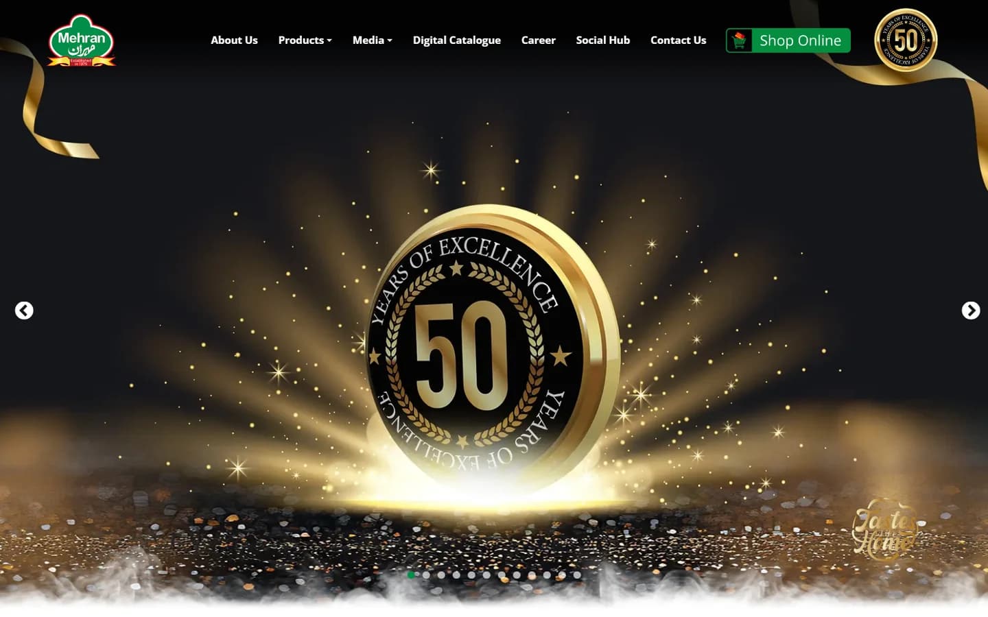 Mehran Group website screenshot