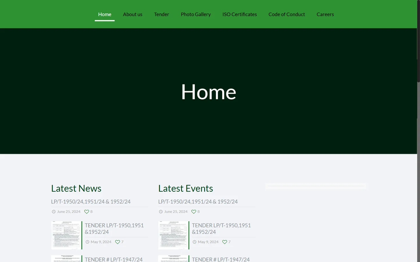 PSPC Government website screenshot