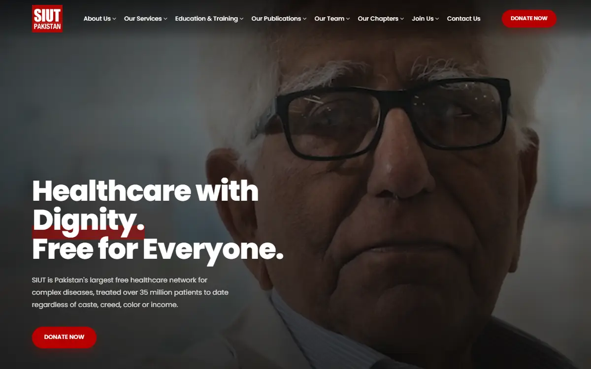 SIUT website screenshot